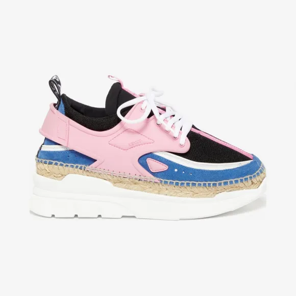 凯卓/Kenzo 女士 粉红色 球鞋 K-Lastic帆布鞋 F962SN257F51.32.35