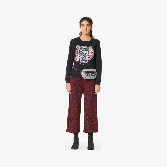 凯卓/Kenzo 黑色 运动衫 激情花老虎运动衫 F962SW7124XO.99.L