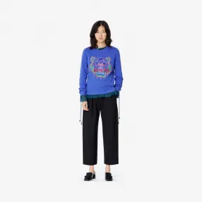 凯卓/Kenzo 茄紫色 运动衫 假日Capsule Tiger运动衫 F962SW7164X7.80.L
