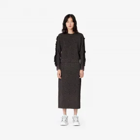 凯卓/Kenzo 黑色 针织品 Holiday Capsule褶皱闪光毛衣 F962TO642825.99.L