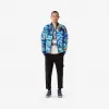 凯卓/Kenzo 海军蓝 羽绒服 双面穿“ World”河豚外套 F965BL6111NE.76.L