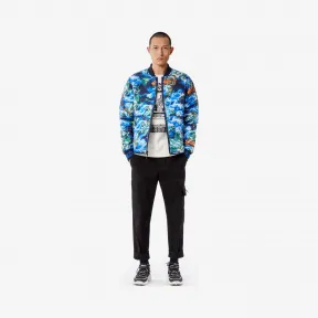 凯卓/Kenzo 海军蓝 羽绒服 双面穿“ World”河豚外套 F965BL6111NE.76.L