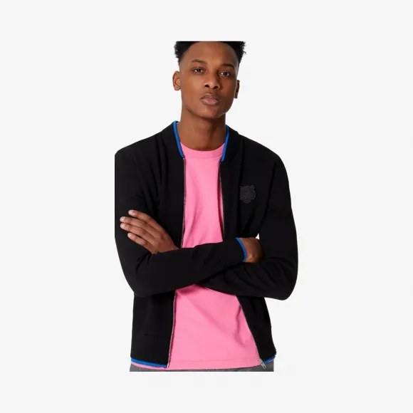 凯卓/Kenzo 黑色 开衫 老虎拉链开衫 F965CA1023AB.99.L