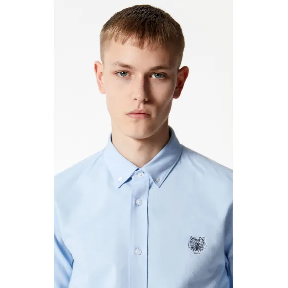 凯卓/Kenzo 浅蓝 衬衫 休闲老虎衬衫 F965CH4001LD.63.L