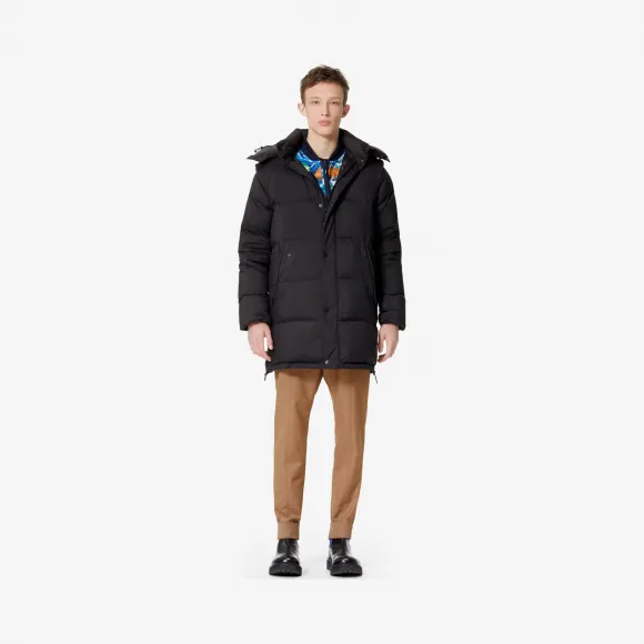 凯卓/Kenzo 黑色 羽绒服 2合1长款河豚夹克 F965OU6291NW.99.L