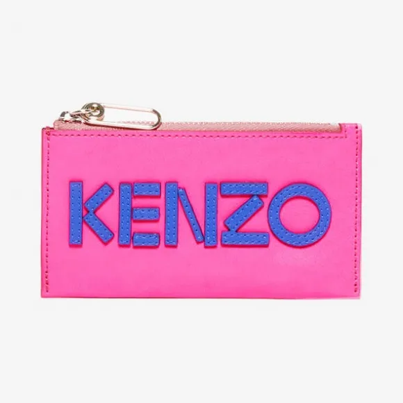 凯卓/Kenzo 深紫红色 手提包 徽标皮革卡夹 F965PM506L46.26.TU