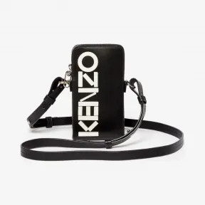 凯卓/Kenzo 黑色 单肩包 Konstrast拉链固定电话袋 F965PM508L46.99.TU