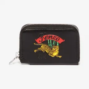 凯卓/Kenzo 黑色 钱包 Jumping Tiger拉链钱包 F965PM716L42.99.TU