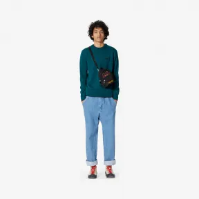 凯卓/Kenzo 松绿色 开衫 羊毛老虎跳线 F965PU2023AB.53.L