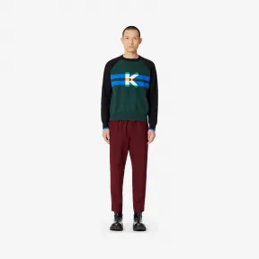 凯卓/Kenzo 松绿色 开衫 图形K跳线 F965PU2183LB.53.L