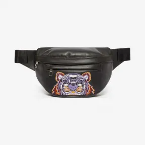 凯卓/Kenzo 黑色 腰包 皮革“ Kampus”老虎腰包 F965SF305L49.99B.TU