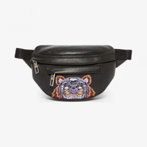 凯卓/Kenzo 黑色 腰包 迷你皮革“ Kampus”老虎腰包 F965SF307L49.99B.TU