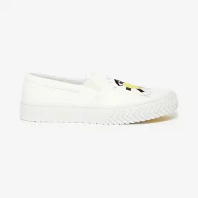 凯卓/Kenzo 男士 白色 球鞋 丘比特K-Skate懒人鞋 F965SN203L81.01.39