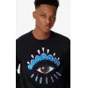 凯卓/Kenzo 黑色 运动衫 眼睛运动衫 F965SW0554XC.99.M