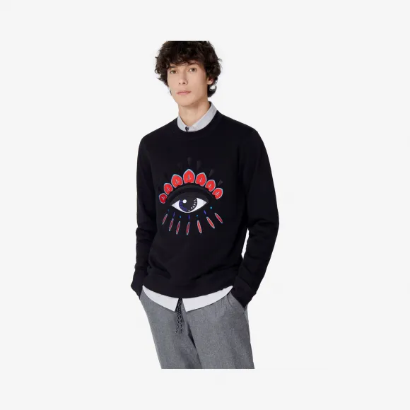 凯卓/Kenzo 黑色 运动衫 Holiday Capsule Eye运动衫 F965SW0564X7.99.L