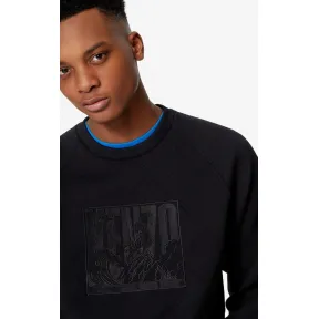 凯卓/Kenzo 黑色 运动衫 老虎山纹理运动衫 F965SW3034CG.99.S