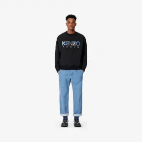 凯卓/Kenzo 黑色 运动衫 WORLD 巴黎运动衫 F965SW6041RH.99.L