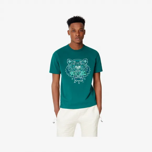 凯卓/Kenzo 松绿色 T恤 老虎T恤 F965TS0564YH.53.L