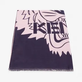 凯卓/Kenzo 淡粉色 手套 老虎围巾 F968EU740PEJ.33.TU