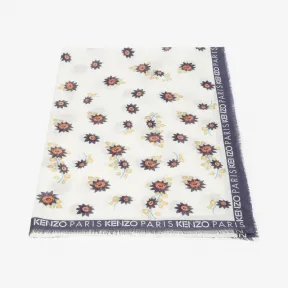凯卓/Kenzo 白色 手套 激情花围巾 F968EW713PER.01.TU