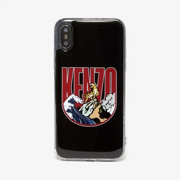 凯卓/Kenzo 黑色 手机壳 iPhone X / XS“老虎山”保护壳 F96COKIFXKBA.99.TU