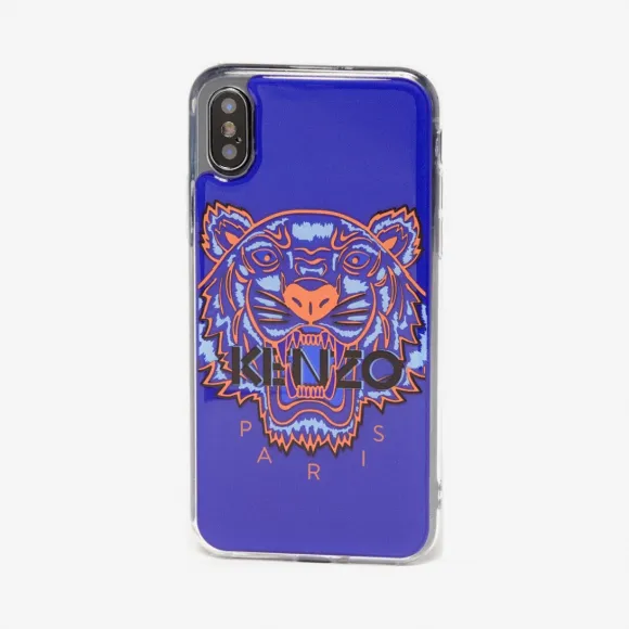 凯卓/Kenzo 深海蓝色 手机壳 Tiger iPhone X / XS手机壳 F96COKIFXTGR.75.TU