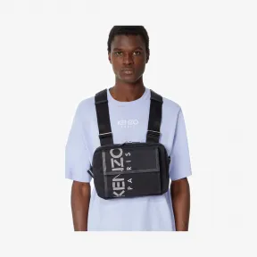 凯卓/Kenzo 黑色 胸包 徽标胸包 FA55SF223F24.99.TU