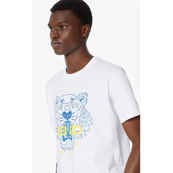 凯卓/Kenzo 白色 T恤 老虎T恤 FA55TS0504YA.01.L