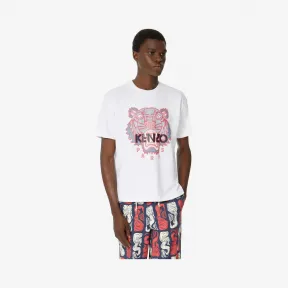 凯卓/Kenzo 白色 T恤 老虎T恤 FA55TS5114YO.01.L