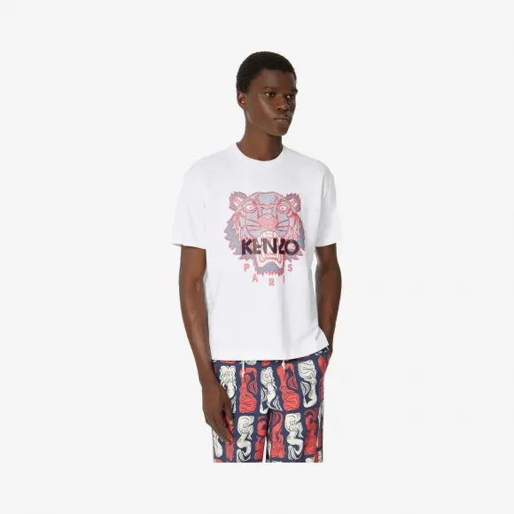 凯卓/Kenzo 白色 T恤 老虎T恤 FA55TS5114YO.01.L