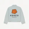 凯卓/Kenzo 'BOKE FLOWER' embroidered denim trucker jacket FC52DV237CEI.64.L