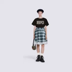 凯卓/Kenzo Flared checked skirt FC62JU1879LM.53.36