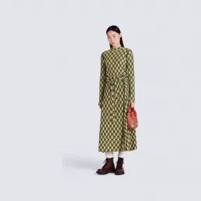 凯卓/Kenzo Jacquard gingham midi skirt FC62JU3003CB.40.L