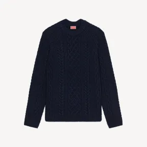 凯卓/Kenzo Cable-knit merino wool jumper FC65PU3063AB.77.L