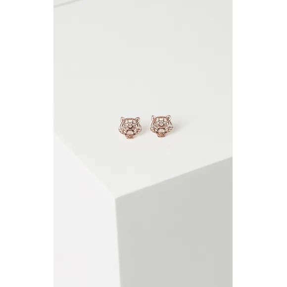 凯卓/Kenzo 玫瑰金色 耳饰 迷你老虎耳环 L55B16374059.L2.TU
