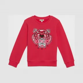 凯卓/Kenzo 儿童 深紫红色 运动衫 老虎 运动衫 L75J15128F03.26.10A