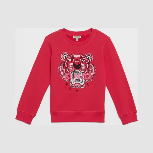 凯卓/Kenzo 儿童 深紫红色 运动衫 老虎 运动衫 L75J15128F03.26.10A
