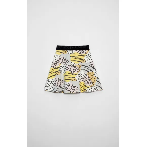 凯卓/Kenzo 女孩 深粉红色 短裙 丛林裙 L75J27058F02.29.10A