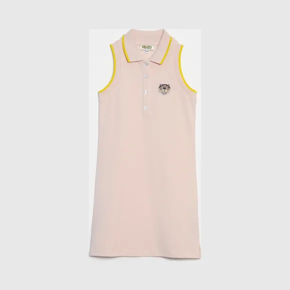 凯卓/Kenzo 女孩 深粉红色 连衣裙 老虎Polo连衣裙 L75J30258F02.29.10A