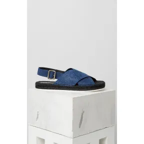 凯卓/Kenzo 男士 深海蓝色 凉鞋 斯特拉凉鞋 L75SHM688C85.75.39