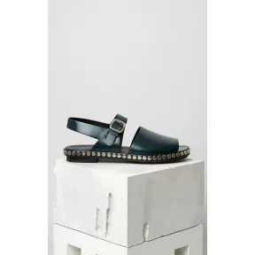 凯卓/Kenzo 男士 深绿色 凉鞋 皮革凉鞋 L75SHM702C28.55.41