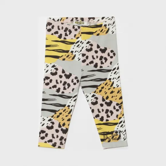 凯卓/Kenzo 女孩 深粉红色 打底裤 动物纹打底裤 L75Z24017F01.29.12M