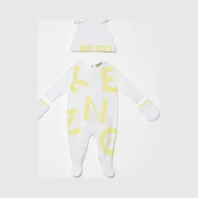 凯卓/Kenzo 白色 套装 婴儿成长 L75Z99027F01.01.12M