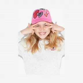 凯卓/Kenzo 女孩 粉色 帽子 Tanami x徽章帽 L76K90008F04.31.1