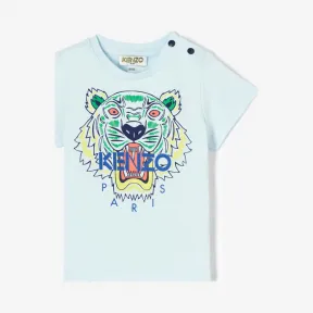 凯卓/Kenzo 男孩 浅蓝 T恤 老虎T恤 L85Z10518G03.63.6M
