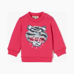 凯卓/Kenzo 女孩 深紫红色 运动衫 老虎运动衫 L85Z15058F03.26.12M