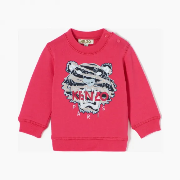 凯卓/Kenzo 女孩 深紫红色 运动衫 老虎运动衫 L85Z15058F03.26.12M