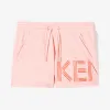 凯卓/Kenzo 女孩 粉红色 短裤 徽标短裤 L95N26058F02.32.3A