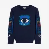 凯卓/Kenzo 男孩 海军蓝 毛衣 超级跳线 L96P18538G02.76.4A