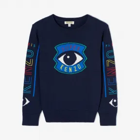 凯卓/Kenzo 男孩 海军蓝 毛衣 超级跳线 L96P18538G02.76.4A